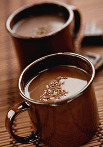 Hot Chocolate with Chocolate Shavings